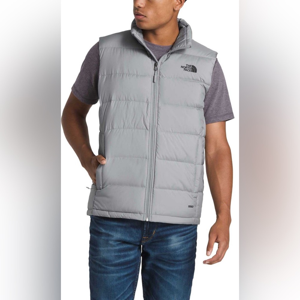 The North Face Men's Alpz Down Vest Mid Gray Size M